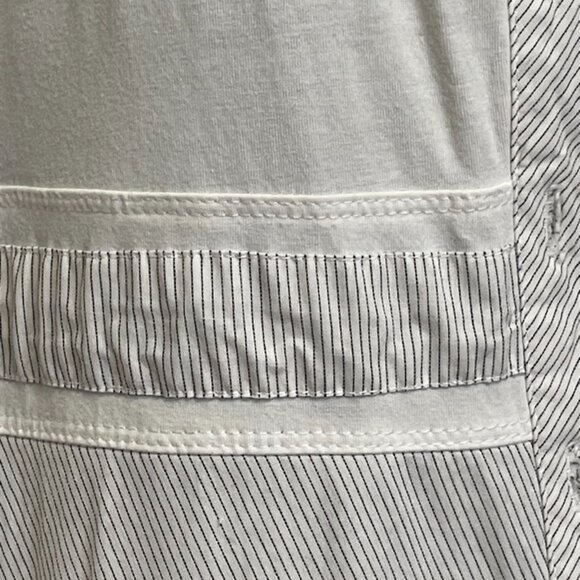 Dzhavael Couture, french design, white bubble hem sleeveless dress. Size L - Picture 9 of 9